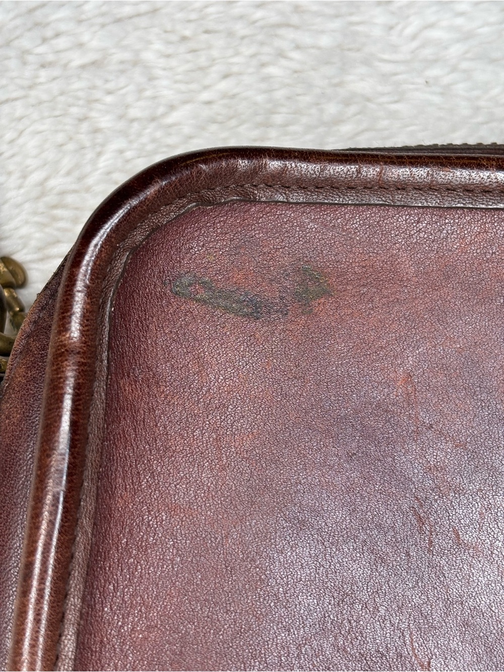 Vintage Coach Mahogany Leather Carnival Bag 9925 Crossbody Made In USA RARE - Picture 12 of 16